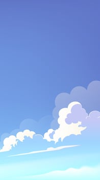 Clouds in a blue sky vector