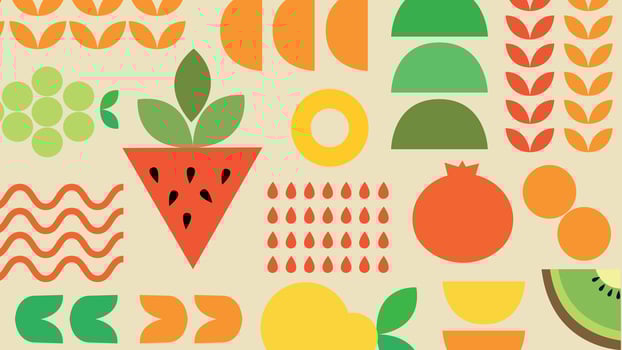 Tropical Summer Icons Background vector