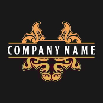 Retro Golden Decoration Royal Border Badge Emblem Labels Logo Design vector