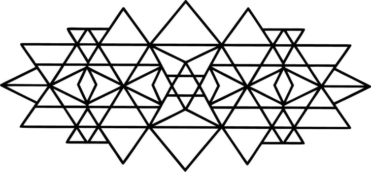 Geometric Line Art Minimalist Monochrome Illustrations vector