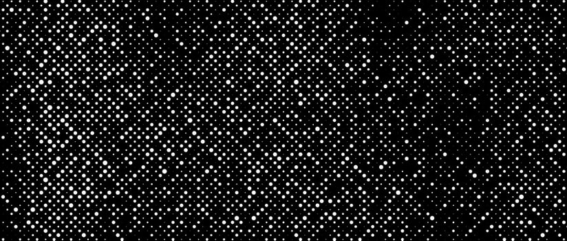 Halftone grunge overlay texture. Black and white dotted distressed background. Rough dirty surface for template, banner, poster, cover, collage, flyer. Grain noise grit wallpaper vector