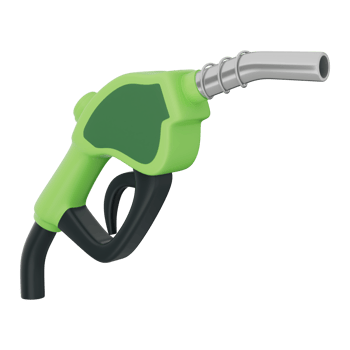 Green Fuel Pump Nozzle Concept Energy Power Station Modern Design png