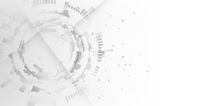 Abstract technology background with circles and lines vector