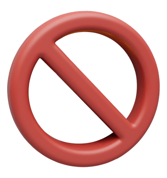 Red prohibition sign, forbidden symbol, indicates crucial warning png