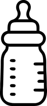 Baby bottle feeding bottle milk bottle infant bottle baby care newborn bottle toddler bottle essential vector