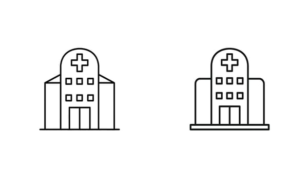 Church building line icon set, church building, church building, church building, church building, church vector