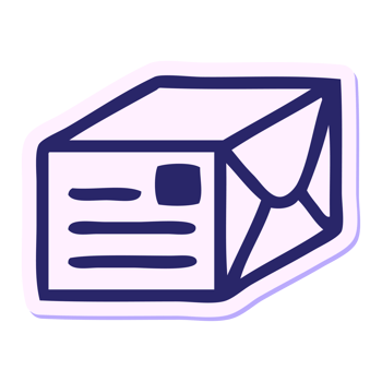 An icon of a mail envelope png