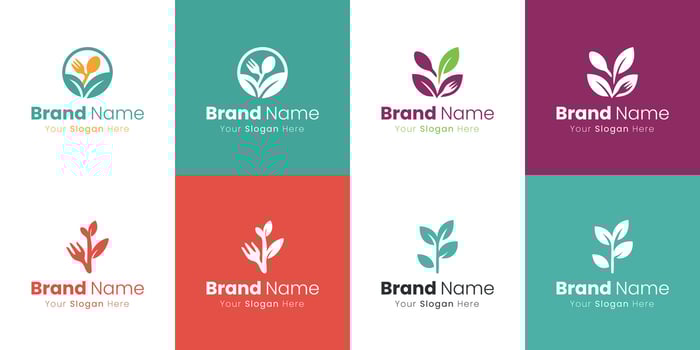 Visual Exploration of Nature Inspired Organic Brand Identity Logo Design Concepts vector