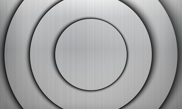 Abstract metal circle pattern background. blank stage with copy space. futuristic background. vector