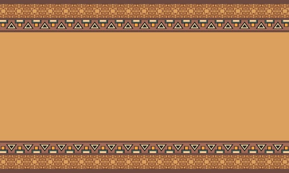 Vintage ethnic pattern with copy space background. culture celebration background. vector