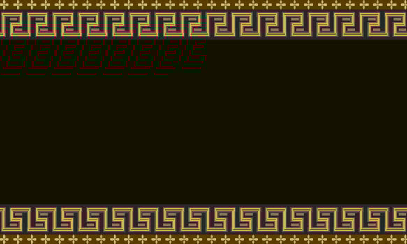 Vintage ethnic pattern with copy space background. abstract ancient frame. vector