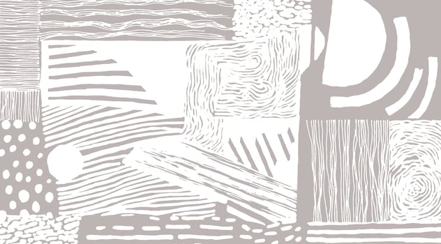 Abstract pattern featuring hand drawn textures and organic linework. Inspired by woodcut prints, nature rhythms, and minimalist geometry. vector
