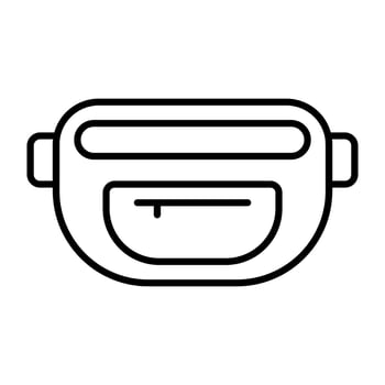 A unique Linear design icon of purse vector