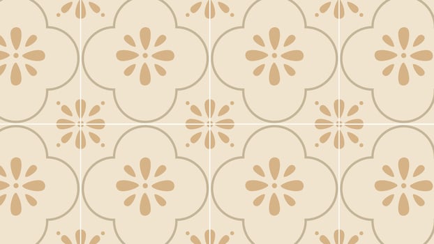 Retro starburst tile background vector