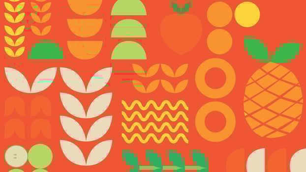 Healthy Food Concept Background vector
