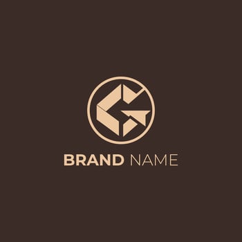 Abstract G Logo in a Circle for Brand Identity vector
