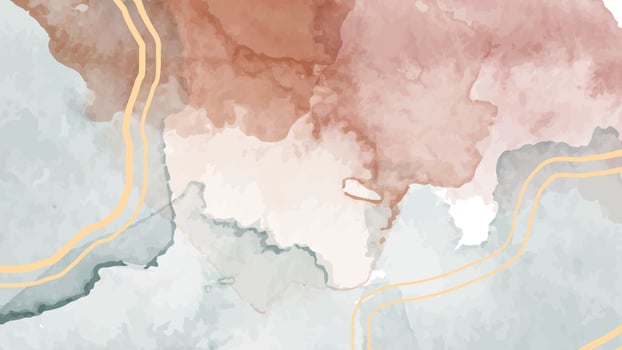 Muted watercolor abstract background vector