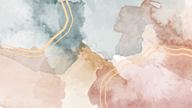 Delicate watercolor wash background vector