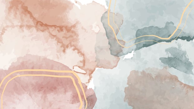 Earth tone watercolor background vector