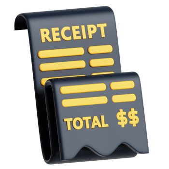 Shopping Receipt Commerce png