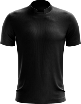 black soccer jersey png