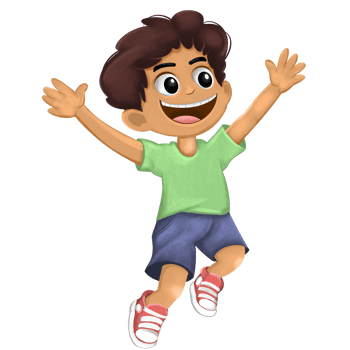 Children Boy Character Happy Illustration Cartoon Cute Digital Drawing png