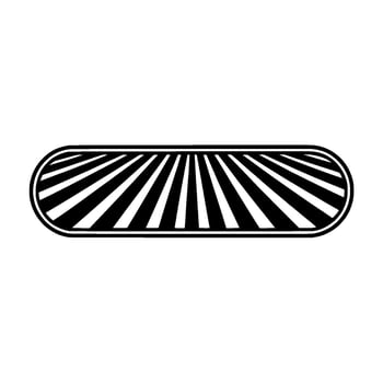 Abstract Skate Deck, Dynamic Stripes, Minimalist vector