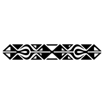 Geometric Tribal Border, Gradient vector