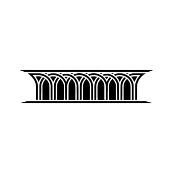 Art Deco Archway, Geometric Ornamentation, Minimalist - Arch vector