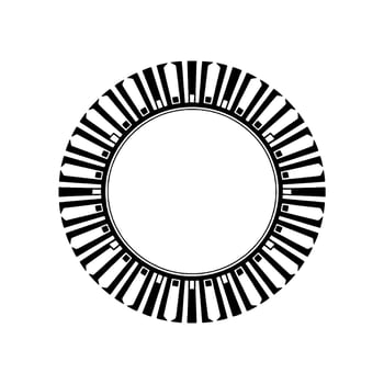 Geometric Radial Pattern, Minimalist - Abstract - Circle vector