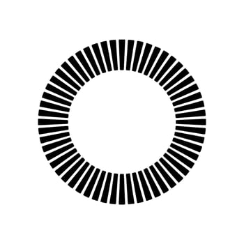 Minimalist Radial Gradient, Dynamic Circular Form vector