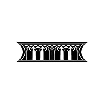 Art Deco Ornament, Classical Detail, Geometric vector