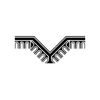 Geometric -Shape, Art Deco Style, Minimalist vector