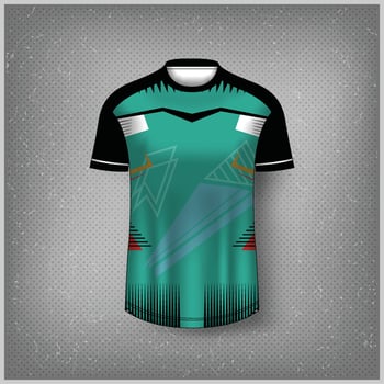 Performance Sports Jersey Design vector