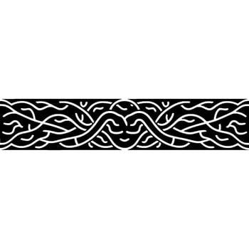 Intricate Celtic Knot Border, Vintage Style, Elegant vector