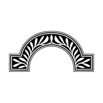 Elegant Arch Ornament, Art Deco Style vector