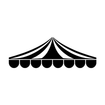 Minimalist Tent , Event Illustration, Celebration Symbol vector
