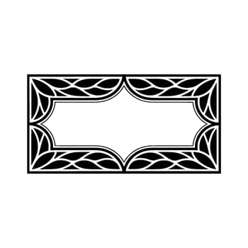 Art Deco Frame, Geometric Ornamentation, Elegant - Artdeco vector