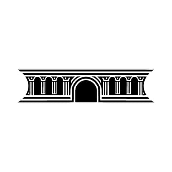 Monumental Archway, Minimalist, Classical Influence vector
