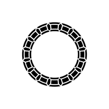 Geometric Ring, Minimalist , Circular Motif vector
