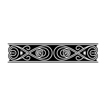 Elegant Celtic Border, Vintage Ornamentation - Intricate vector