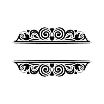 Elegant Decorative Border, Vintage Style, Intricate - Floral vector