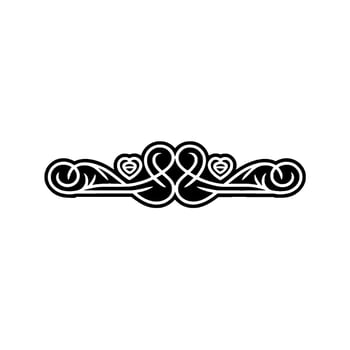 Intricate Celtic Knot Border, Elegant - Ornamental - Knotwork vector