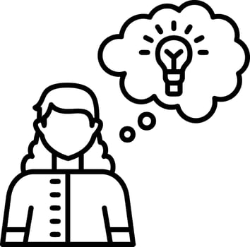 Idea Line Icon vector
