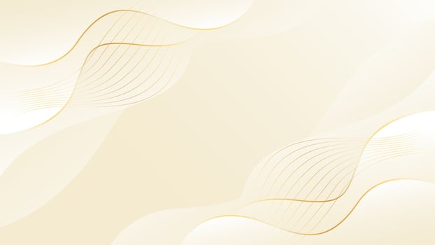 Abstract smooth beige luxury wave background, design vector