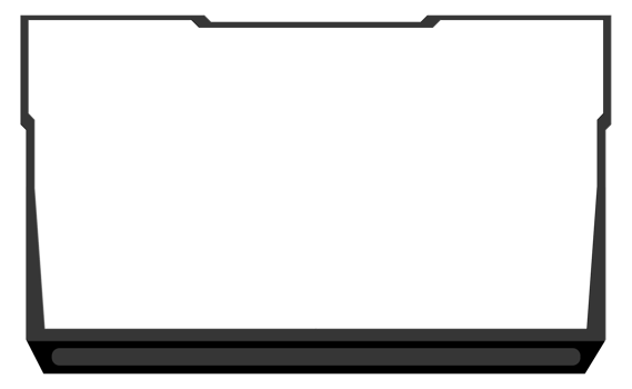 Black-face cam overlay png