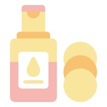 Makeup Remover Icon Illustration vector