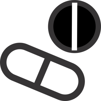 Pharmacy icon silhouette treatment png