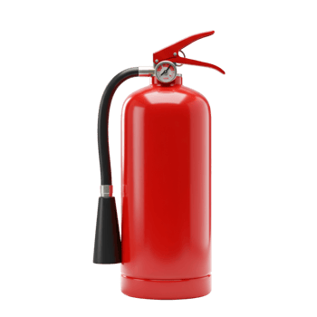 Red Fire Extinguisher Safety Equipment code png