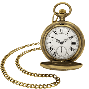 Antique Gold Pocket Watch Chain png